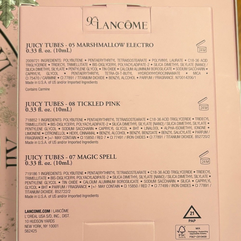Lancôme Juicy Tubes Gloss Trio - Picture 2 of 3